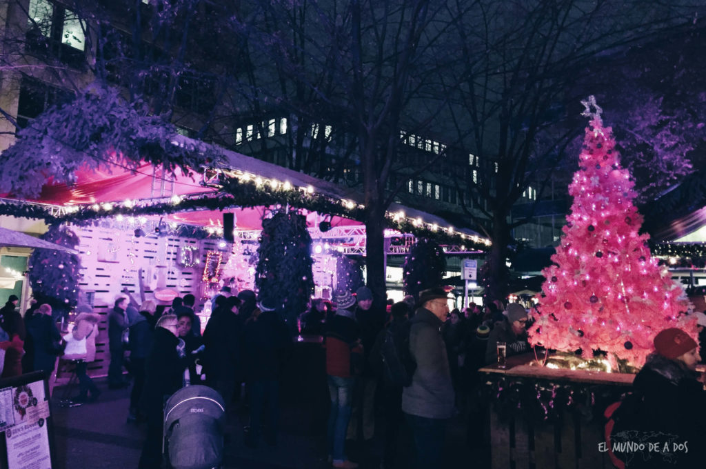 mercados de navidad en alemania. pink weinacht