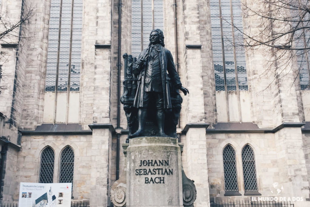 Estatua de Bach, Leipzig. Que ver en Leipzig