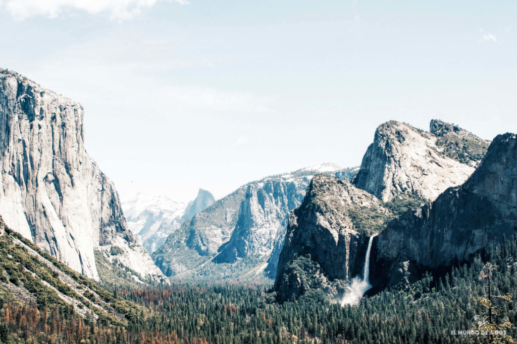 Yosemite Valley. costa oeste de estados unidos