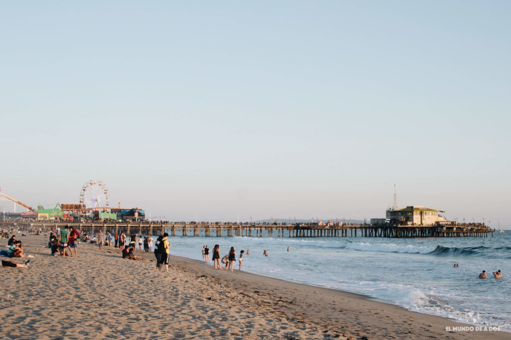 Santa Monica Pier. Lugares para visitar en Los Ángeles California