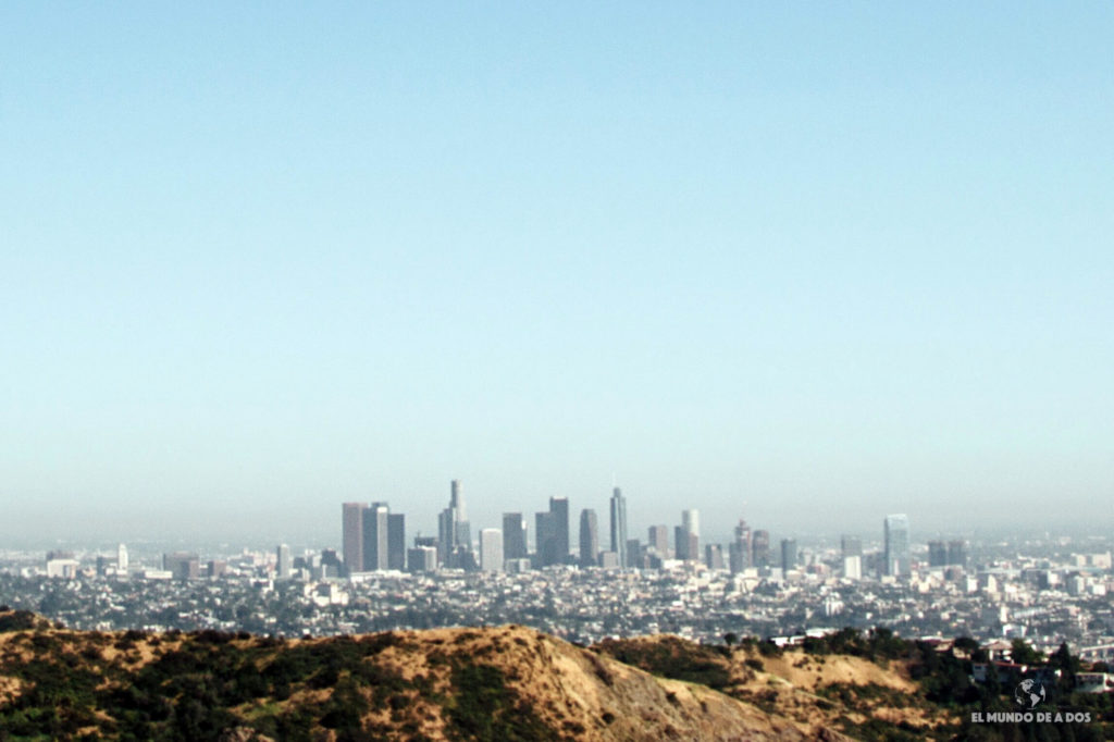 Vista panorámica de Los Angeles. Lugares para visitar en Los Ángeles California