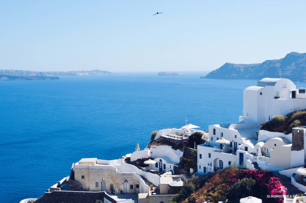 Fira y la caldera. Caldera de Santorini