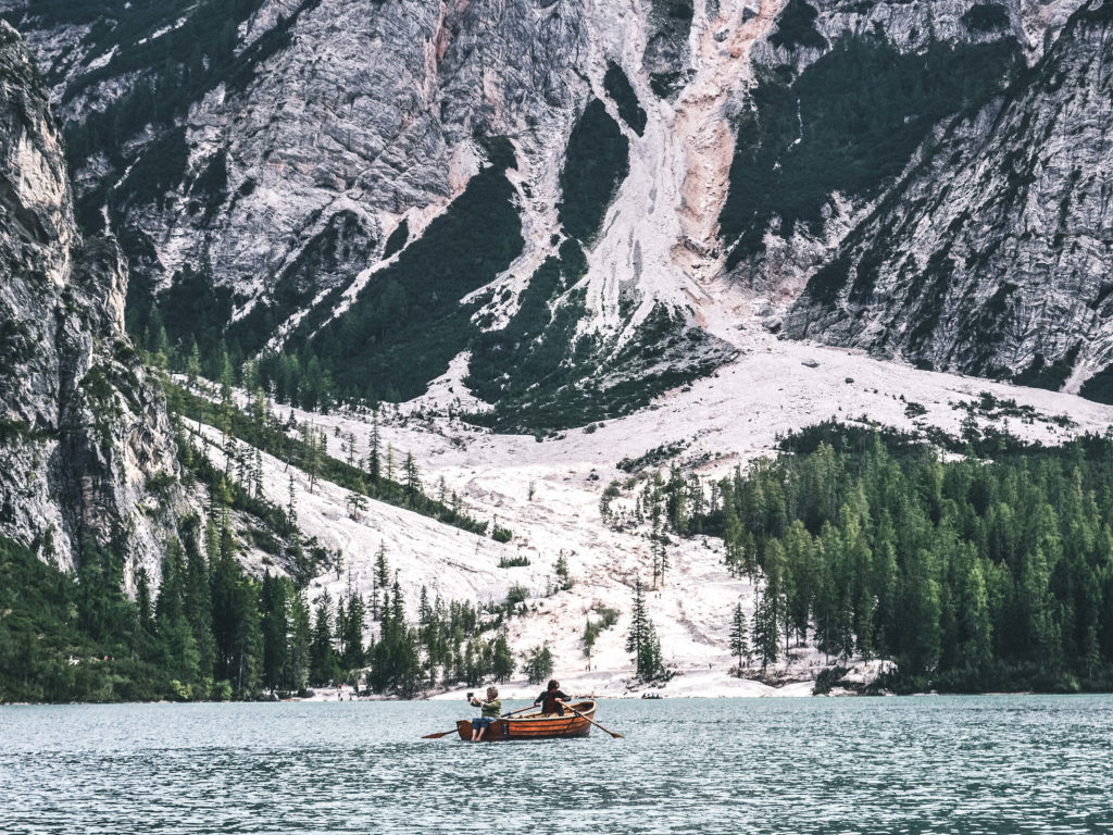 Selfie en el Lago di Braies