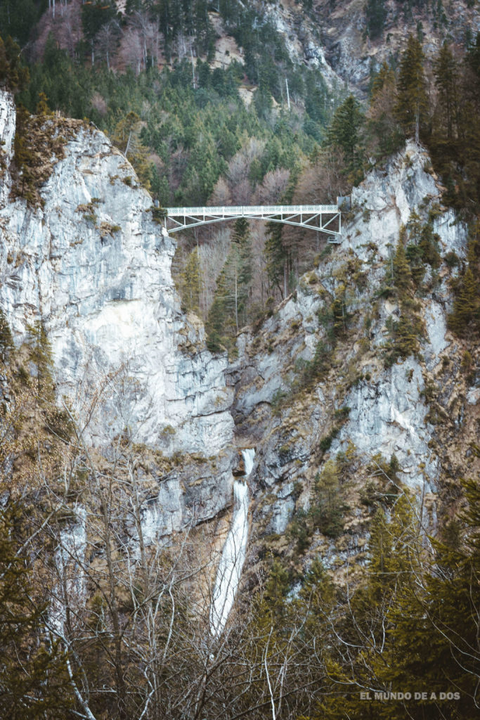 Marienbruecke. Neuschwanstein, castillo del rey loco