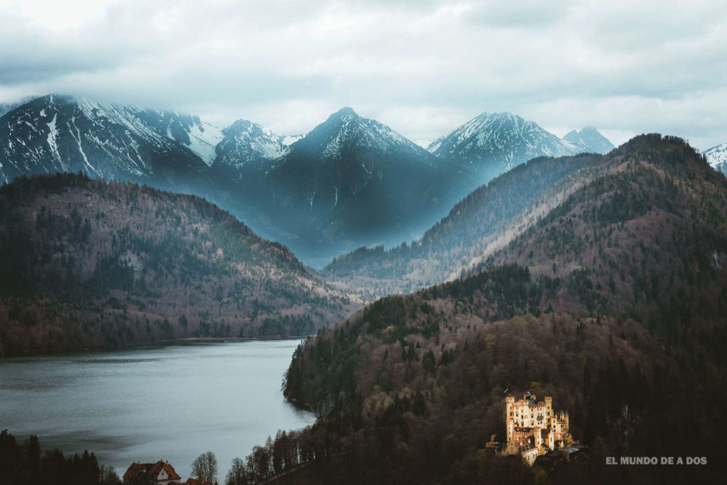 Hohenschwangau y los lagos. Neuschwanstein, castillo del rey loco