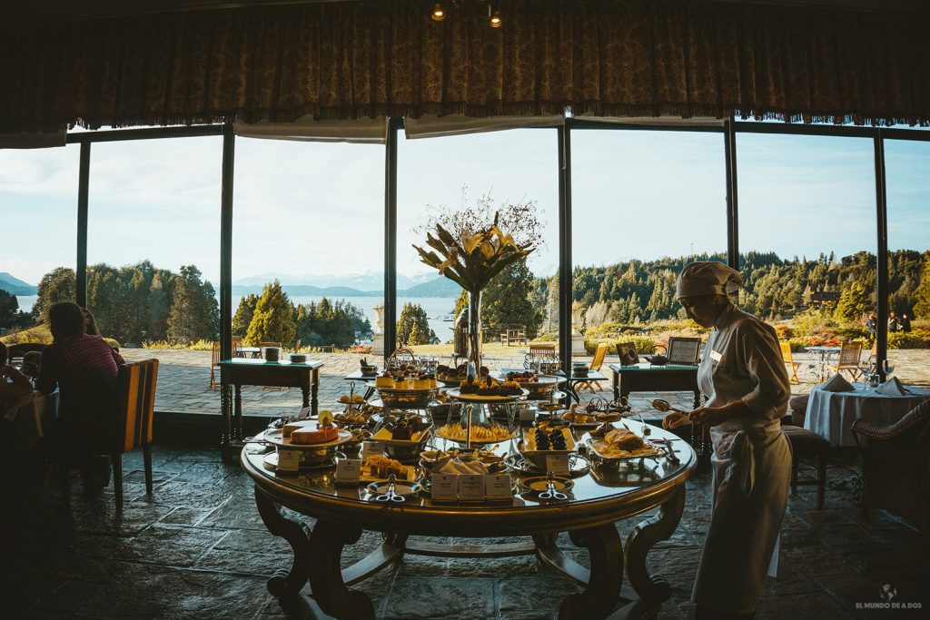 Salón del Winter Garden del Llao Llao - Mejores casas de té en Bariloche