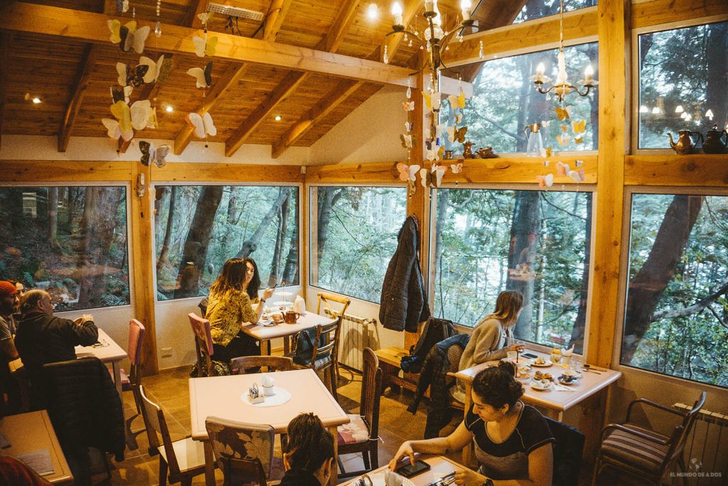 Salón de No me olvides - Mejores casas de té en Bariloche