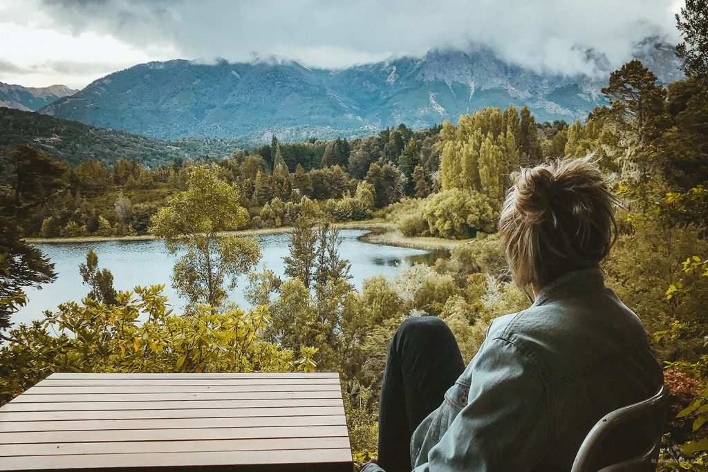 Mirando el paisaje en Bellevue